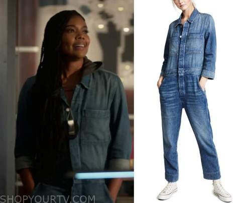 LA's Finest: Season 2 Episode 5 Sydney's Denim Jumpsuit | Fashion ...