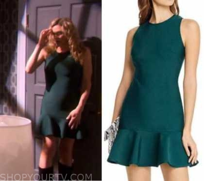 kristen peplum dress