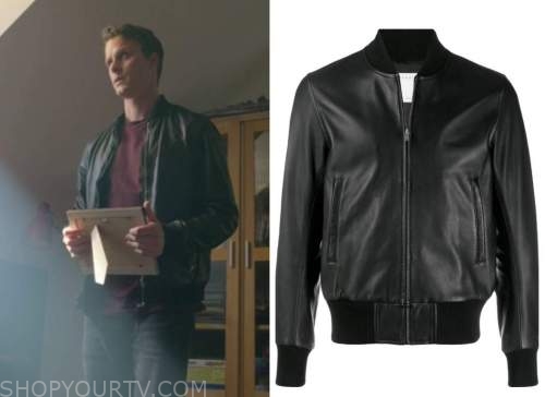 Young Wallander: Season 1 Episode 2 Wallander's Leather Bomber Jacket ...