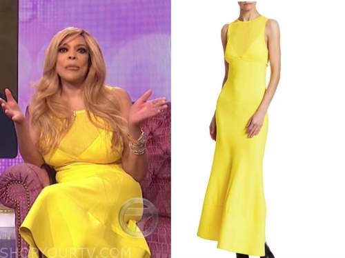 Wendy williams yellow dress hotsell