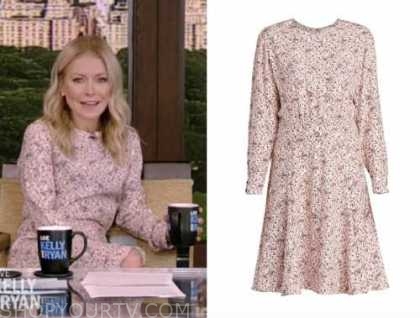 Live with Kelly and Ryan: October 2020 Kelly Ripa's Blush Pink Long ...