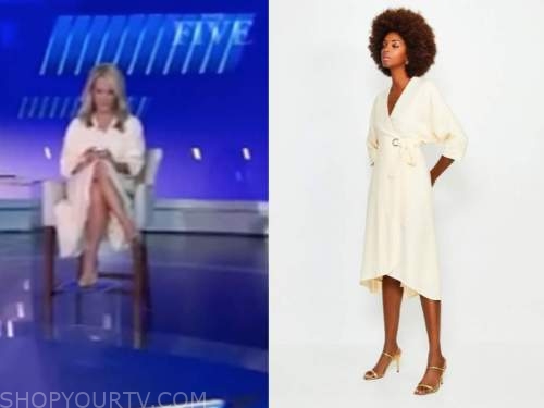 dana perino, the five, the daily briefing, ivory wrap dress