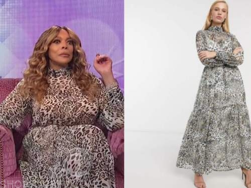 Wendy williams leopard print dress cheap