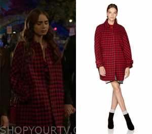 EMILY IN PARIS : Season 1 Episode 6 Emily's check coat | Shop Your TV