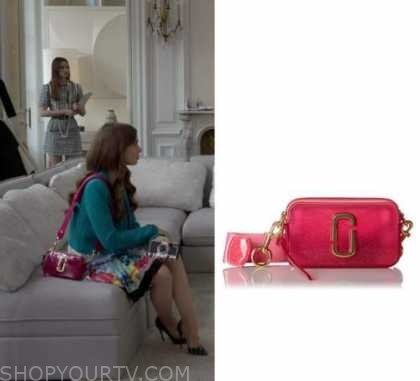 Marc Jacobs The Jelly Snapshot Camera Bag worn by Emily Cooper
