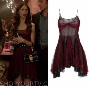 Emily in Paris: Season 1 Episode 7 Emily's Sheer Leopard Dress | Shop ...