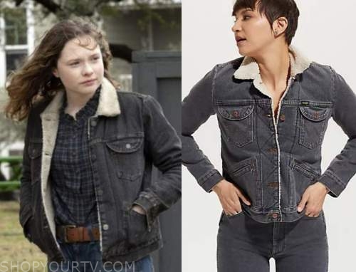 Fear The Walking Dead: Season 6 Episode 2 Dakota's Sherpa Denim Jacket ...