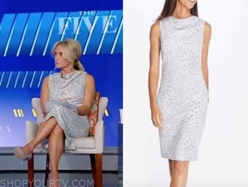 the five, the daily briefing, dana perino, grey leopard dress