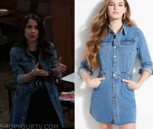 General Hospital: November 2020 Sam's Denim Dress/Jacket | Fashion ...