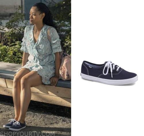 Tiny Pretty Things: Season 1 Episode 6 Naveah's Blue Sneakers | Shop ...