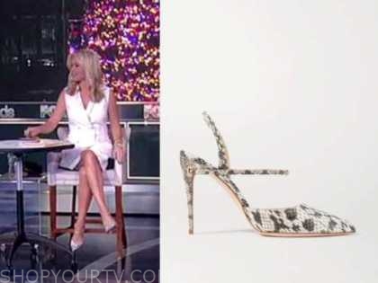 ainsley earhardt, leopard pumps, fox and friends