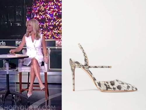 ainsley earhardt, leopard pumps, fox and friends