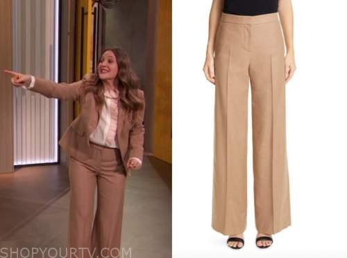 drew barrymore, drew barrymore show, camel pants