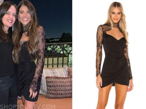madison prewett, the bachelor, black lace dress