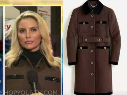 Fox and Friends: December 2020 Ashley Strohmier's Black and Brown Coat ...