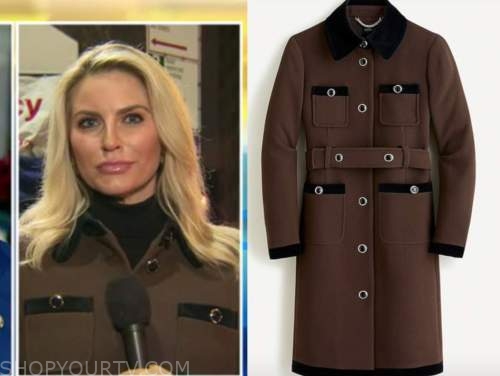 Fox and Friends: December 2020 Ashley Strohmier's Black and Brown Coat ...