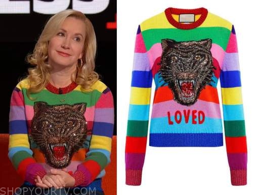 gucci tiger sweater rainbow