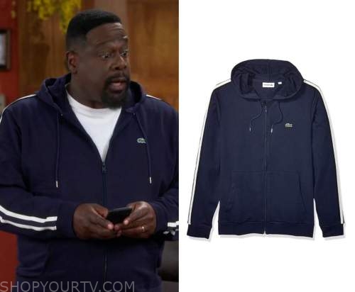 The Neighborhood: Season 3 Episode 7 Calvin's Side Stripe Jacket ...