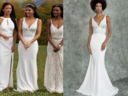 mari pepin, the bachelor, wedding gown