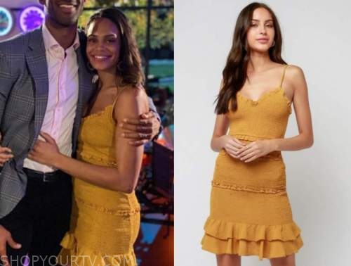 michelle young, the bachelor, yellow dress