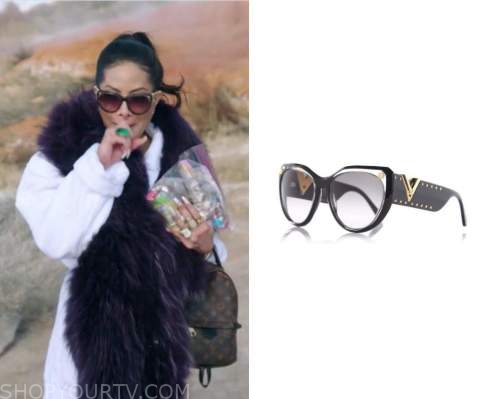 Louis vuitton Cyclone Sunglasses worn by Jen Shah as seen in The Real  Housewives of Salt Lake City (S03E09)