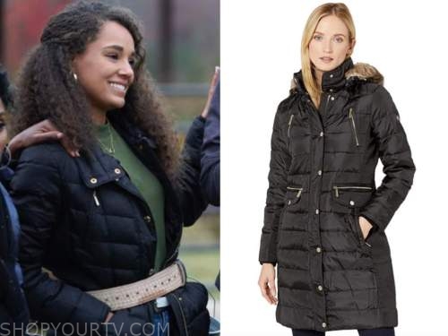 The Bachelor: Season 25 Episode 5 Pieper James's Black Quilted Snap ...