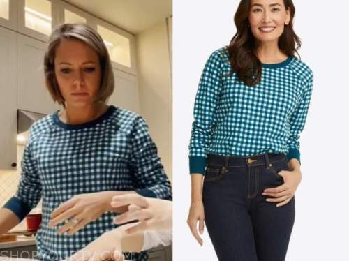 dylan dreyer, the today show, green gingham sweater