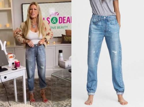jill martin jean sweatpants