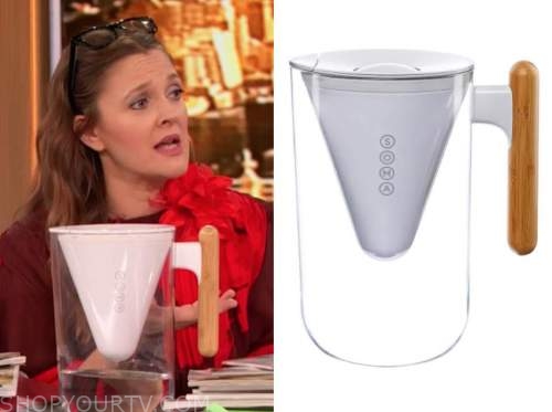 drew barrymore show, drew barrymore, water filter pitcher