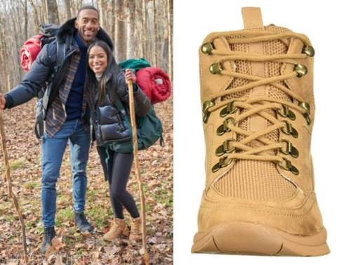 bri springs, the bachelor, camel sneakers