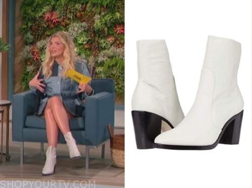 amanda kloots, the talk, white booties