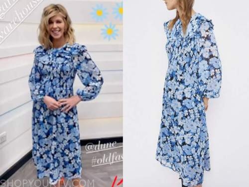 kate garraway yellow dress gmb today