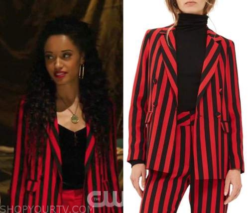 Legends of Tomorrow: Season 5 Episode 14 Astra's Red Striped Blazer ...