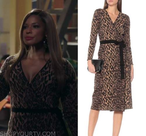 Kenan: Season 1 Episode 8 Mika's Leopard Wrap Dress | Fashion, Clothes ...