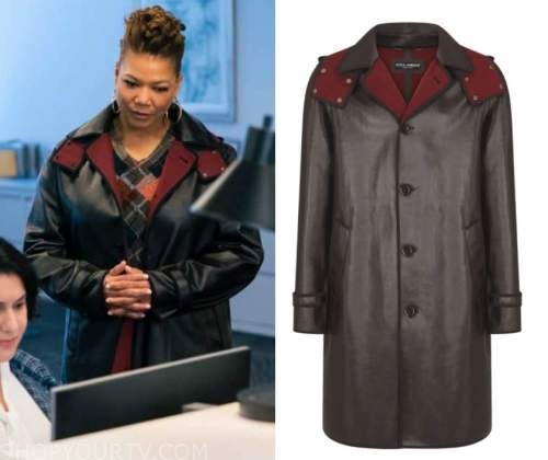 The Equalizer: Season 1 Episode 7 Robin's Hooded Leather Jacket | Shop ...