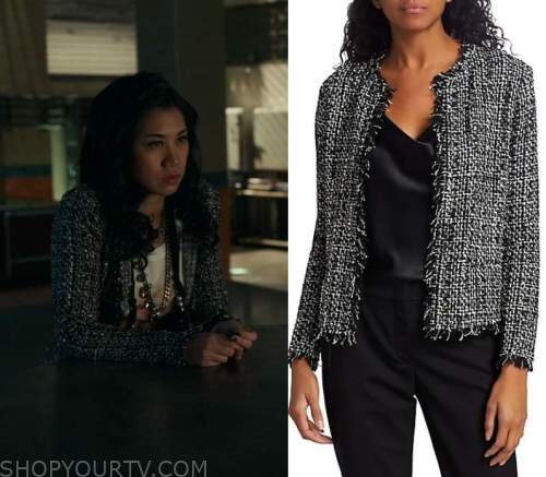 The Equalizer: Season 1 Episode 10 Melody's Tweed Jacket | Shop Your TV