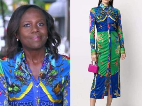 Good Morning America: June 2021 Deborah Roberts's Blue Shell and ...