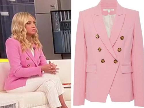 kayleigh mcenany, outnumbered, pink double breasted blazer