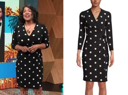 E! News: Daily Pop June 2021 Kym Whitley's Black and White Polka Dot ...