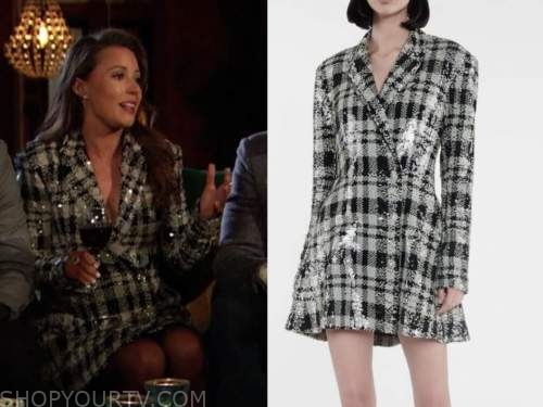 katie thurston, the bachelorette, sequin blazer dress