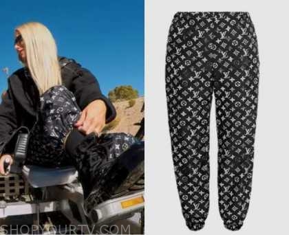 Louis Vuitton Stencil-effect Monogram Jogging Pants