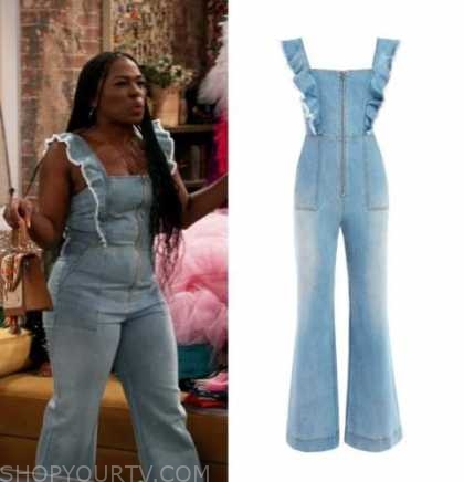 iCarly Revival: Season 1 Episode 4 Harper's Blue Zip Denim JUmpsuit ...