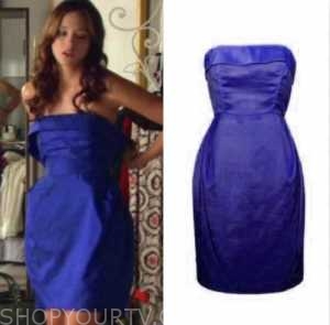 Gossip Girl: Season 1 Episode 2 Blair's Blue Dress | Shop Your TV