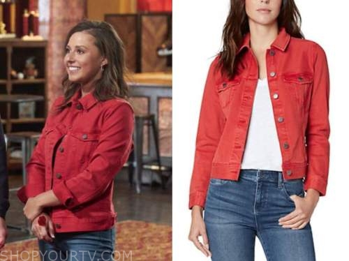 the bachelorette, red jacket, Katie Thurston