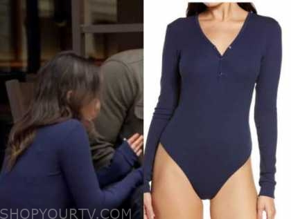 Katie Thurston, the bachelorette, navy bodysuit top