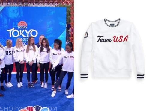 The Today Show August 21 Team Usa Gymnastics Team Usa Sweatshirt Shop Your Tv