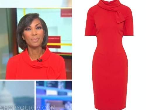Harris faulkner, outnumbered, red dress
