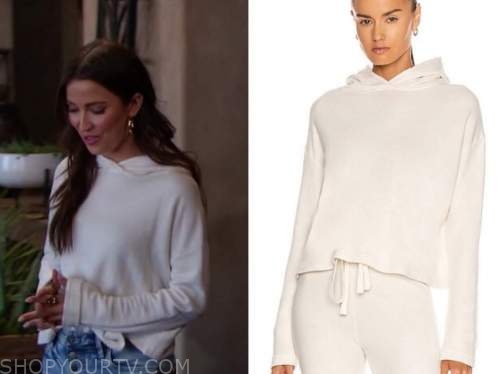 Kaitlyn Bristowe, the bachelorette, ivory hoodie sweater