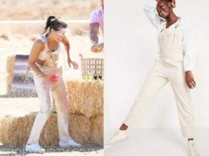 Katie Thurston, the bachelorette, ivory overalls