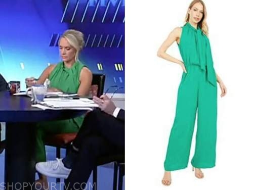 dana perino, the five, green jumpsuit